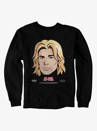 Masters Of The Universe He-Man Big Face Sweatshirt
