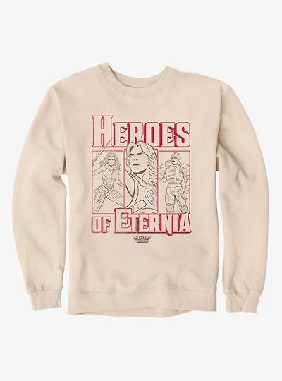 Masters Of The Universe Heroes Eternia Panels Sweatshirt