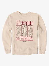 Masters Of The Universe Heroes Eternia Panels Sweatshirt