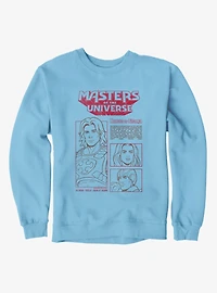 Masters Of The Universe Heroes Eternia He-Man Teela Man-At-Arms Sweatshirt