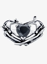 Edward Scissorhands X RockLove Crystal Heart Ring