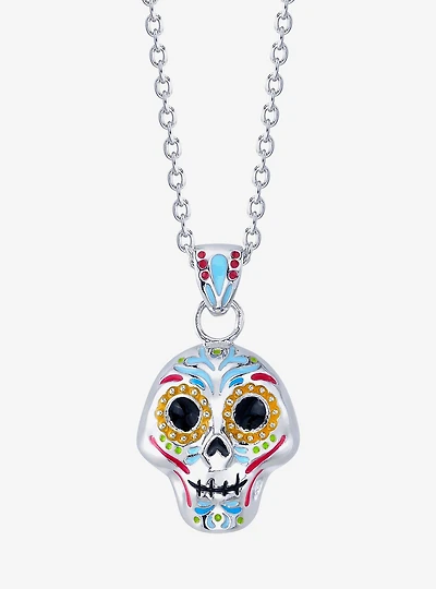Pixar X RockLove Coco Enameled Calavera Necklace