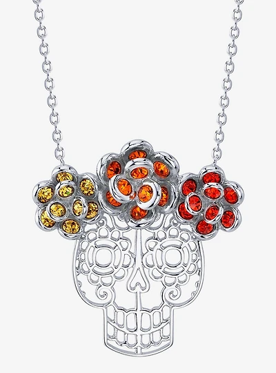 Pixar X RockLove Coco Marigold Sugar Skull Necklace