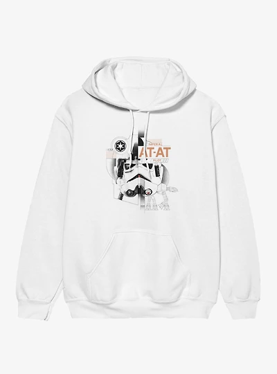 Star Wars The Mandalorian And Grogu Imperial At-At Pilot Hoodie