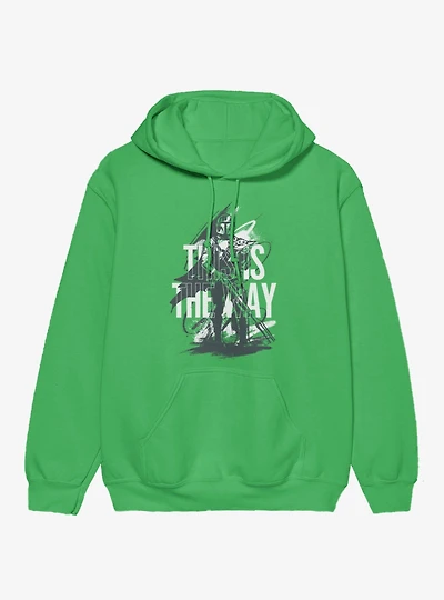 Star Wars The Mandalorian And Grogu This Is Way Sketch Hoodie