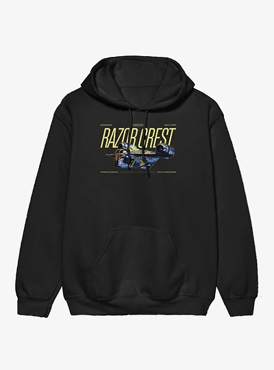 Star Wars The Mandalorian And Grogu Razor Crest New Paint Hoodie