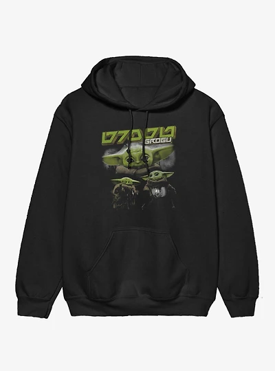 Star Wars The Mandalorian And Grogu Little Bounty Collage Hoodie