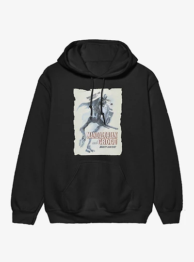Star Wars The Mandalorian And Grogu Riding Wherever He Goes Hoodie