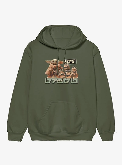 Star Wars The Mandalorian And Grogu Bounty Hunter Hoodie