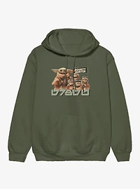 Star Wars The Mandalorian And Grogu Bounty Hunter Hoodie