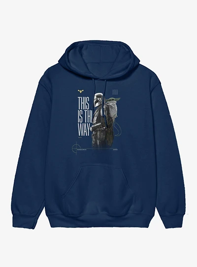Star Wars The Mandalorian And Grogu This Is Way Side Pose Hoodie