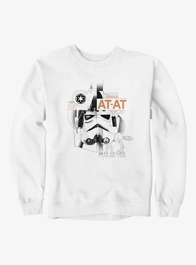 Star Wars The Mandalorian And Grogu Imperial At-At Pilot Sweatshirt