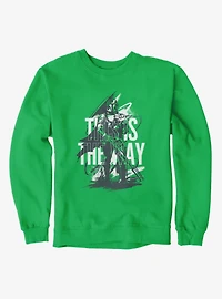 Star Wars The Mandalorian And Grogu This Is Way Sketch Sweatshirt