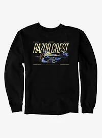 Star Wars The Mandalorian And Grogu Razor Crest New Paint Sweatshirt
