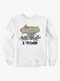 Star Wars The Mandalorian And Grogu Grogus Friends Sweatshirt BoxLunch Exclusive