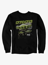 Star Wars The Mandalorian And Grogu Little Bounty Collage Sweatshirt