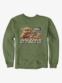 Star Wars The Mandalorian And Grogu Bounty Hunter Sweatshirt