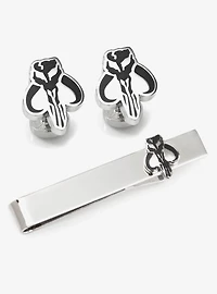 Star Wars Mandalorian Mythosaur Cufflinks and Tie Bar Gift Set