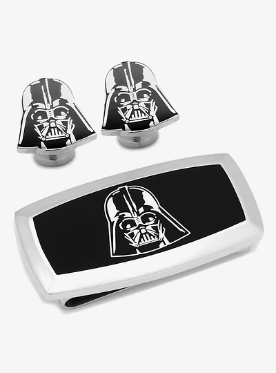 Star Wars Darth Vader Cufflinks and Cushion Money Clip Gift Set