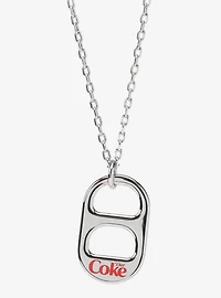Diet Coke Tab Silver Necklace