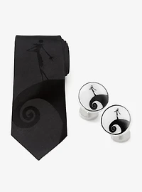 Disney The Nightmare Before Christmas Jack Skellington Silk Necktie and Cufflinks Gift Set