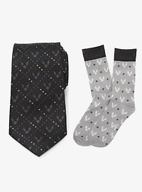 Harry Potter Golden Snitch Silk Black Necktie Gift Set