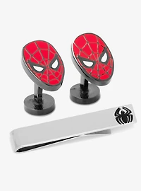 Marvel Spider Man Cufflinks and Tie Bar Gift Set