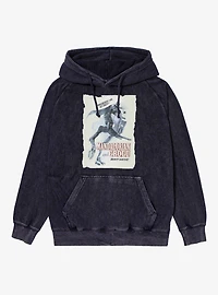Star Wars The Mandalorian And Grogu Riding Wherever He Goes Mineral Wash Hoodie
