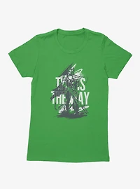 Star Wars The Mandalorian And Grogu This Is Way Sketch Womens T-Shirt