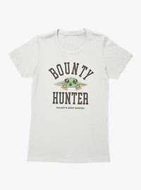 Star Wars The Mandalorian And Grogu Bounty Most Wanted Womens T-Shirt