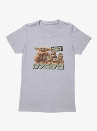Star Wars The Mandalorian And Grogu Bounty Hunter Womens T-Shirt
