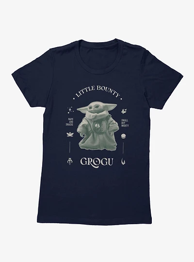 Star Wars The Mandalorian And Grogu Little Bounty Might Womens T-Shirt