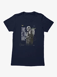 Star Wars The Mandalorian And Grogu This Is Way Side Pose Womens T-Shirt