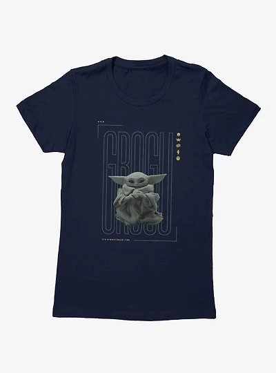 Star Wars The Mandalorian And Grogu Snacking Womens T-Shirt