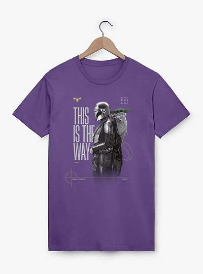 Star Wars The Mandalorian And Grogu This Is Way Side Pose T-Shirt