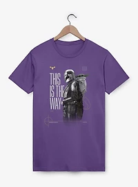 Star Wars The Mandalorian And Grogu This Is Way Side Pose T-Shirt