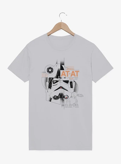 Star Wars The Mandalorian And Grogu Imperial At-At Pilot T-Shirt