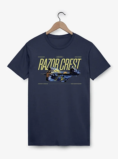 Star Wars The Mandalorian And Grogu Razor Crest New Paint T-Shirt