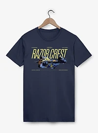 Star Wars The Mandalorian And Grogu Razor Crest New Paint T-Shirt