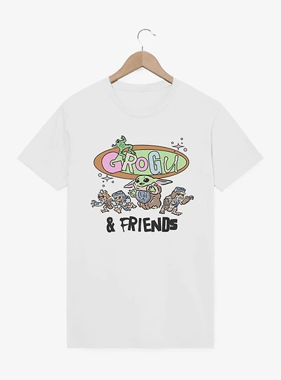 Star Wars The Mandalorian And Grogu Grogus Friends T-Shirt BoxLunch Exclusive