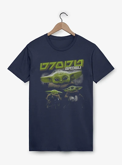 Star Wars The Mandalorian And Grogu Little Bounty Collage T-Shirt