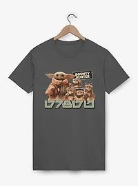 Star Wars The Mandalorian And Grogu Bounty Hunter T-Shirt