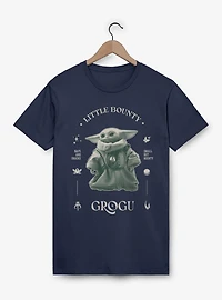 Star Wars The Mandalorian And Grogu Little Bounty Might T-Shirt