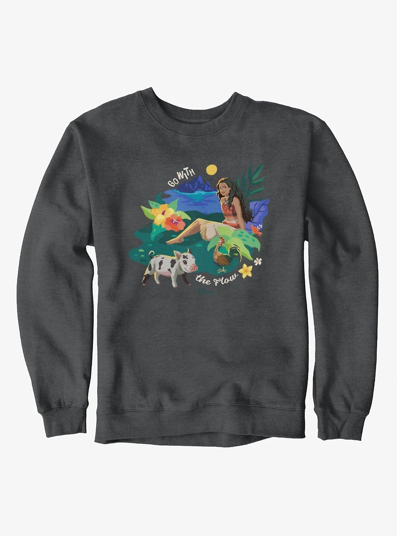 Disney Moana Go With The Flow Sweatshirt