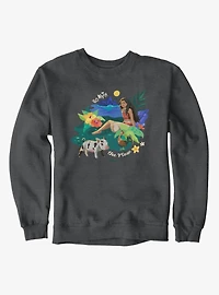 Disney Moana Go With The Flow Sweatshirt