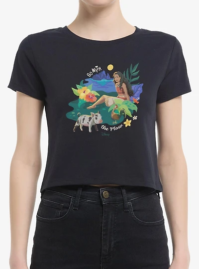Disney Moana Go With The Flow Women Baby T-Shirt