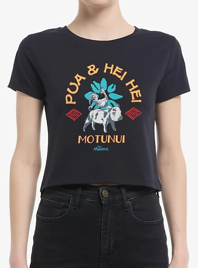 Disney Moana Pua And Hei Ride Motunui Women Baby T-Shirt Box Lunch Exclusive
