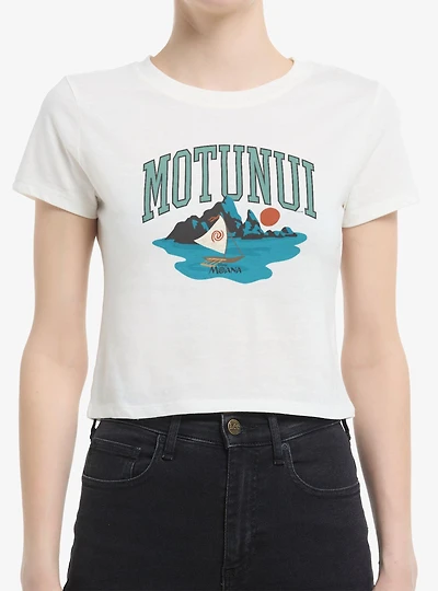 Disney Moana Motunui Boat Horizon Women Baby T-Shirt Box Lunch Exclusive