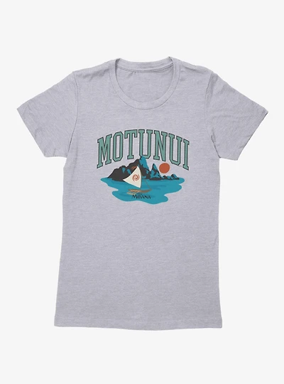 Disney Moana Motunui Boat Horizon Womens T-Shirt Box Lunch Exclusive