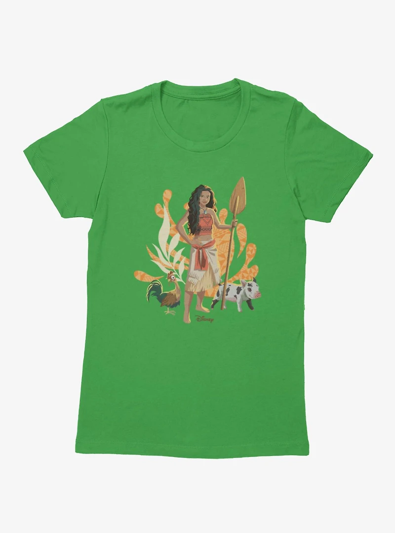 Disney Moana With Hei And Pua Womens T-Shirt